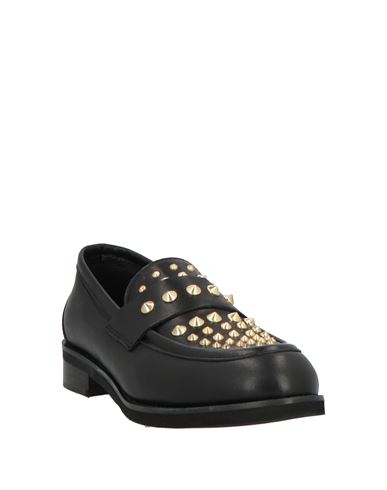 Woman Loafers Black Size 8 Leather