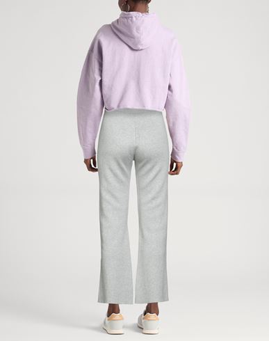 Woman Pants Light grey Size L Cotton, Viscose, Polyamide, Elastane