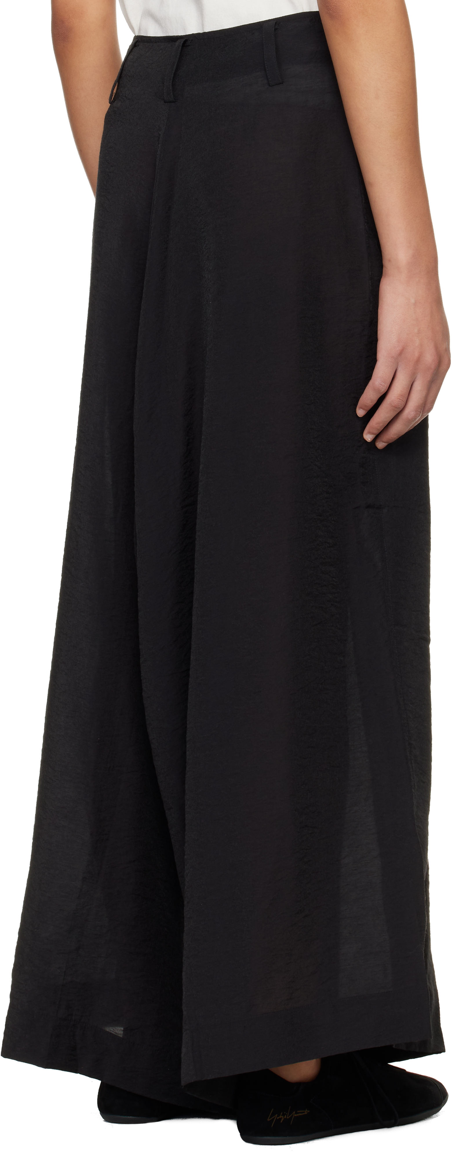 Black UT Wide Lounge Pants