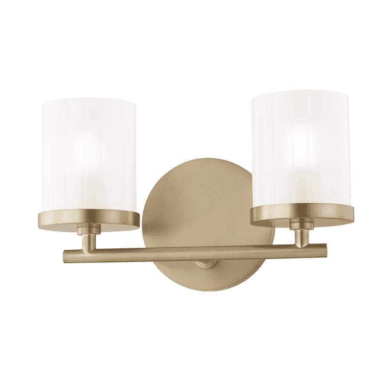 Mitzi Ryan 2-Light 11" Bathroom Vanity Light in Aged Bra