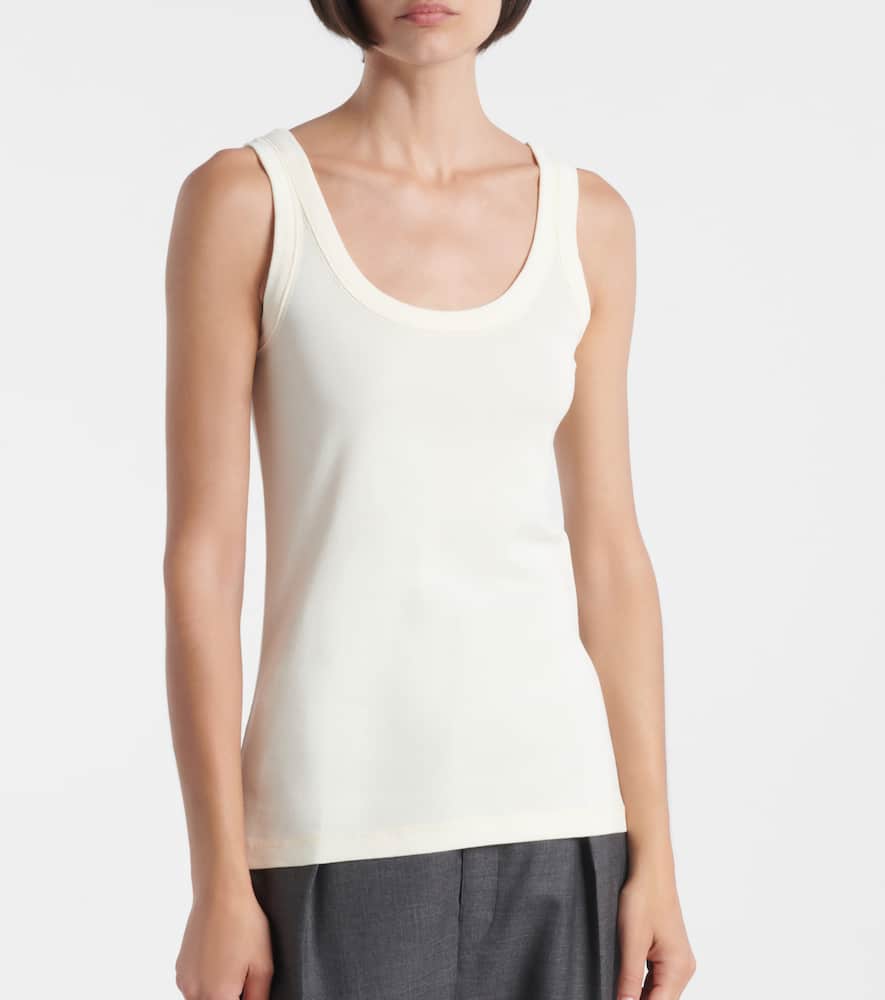 Cotton jersey tank top