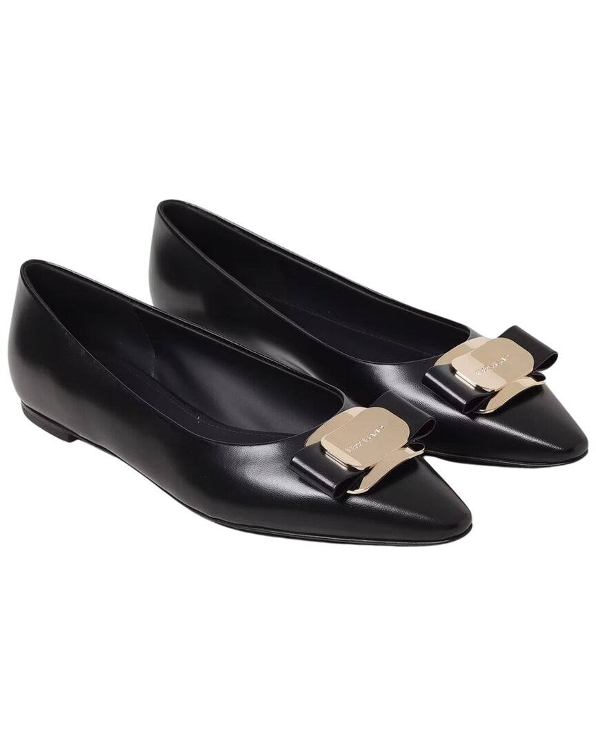 Zea Leather Ballerina Flat