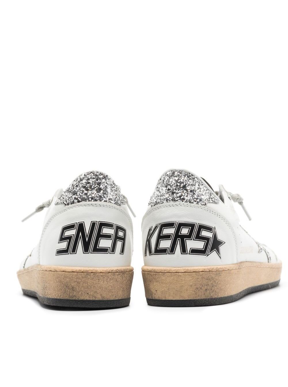 Ball Star glitter-embellished sneakers
