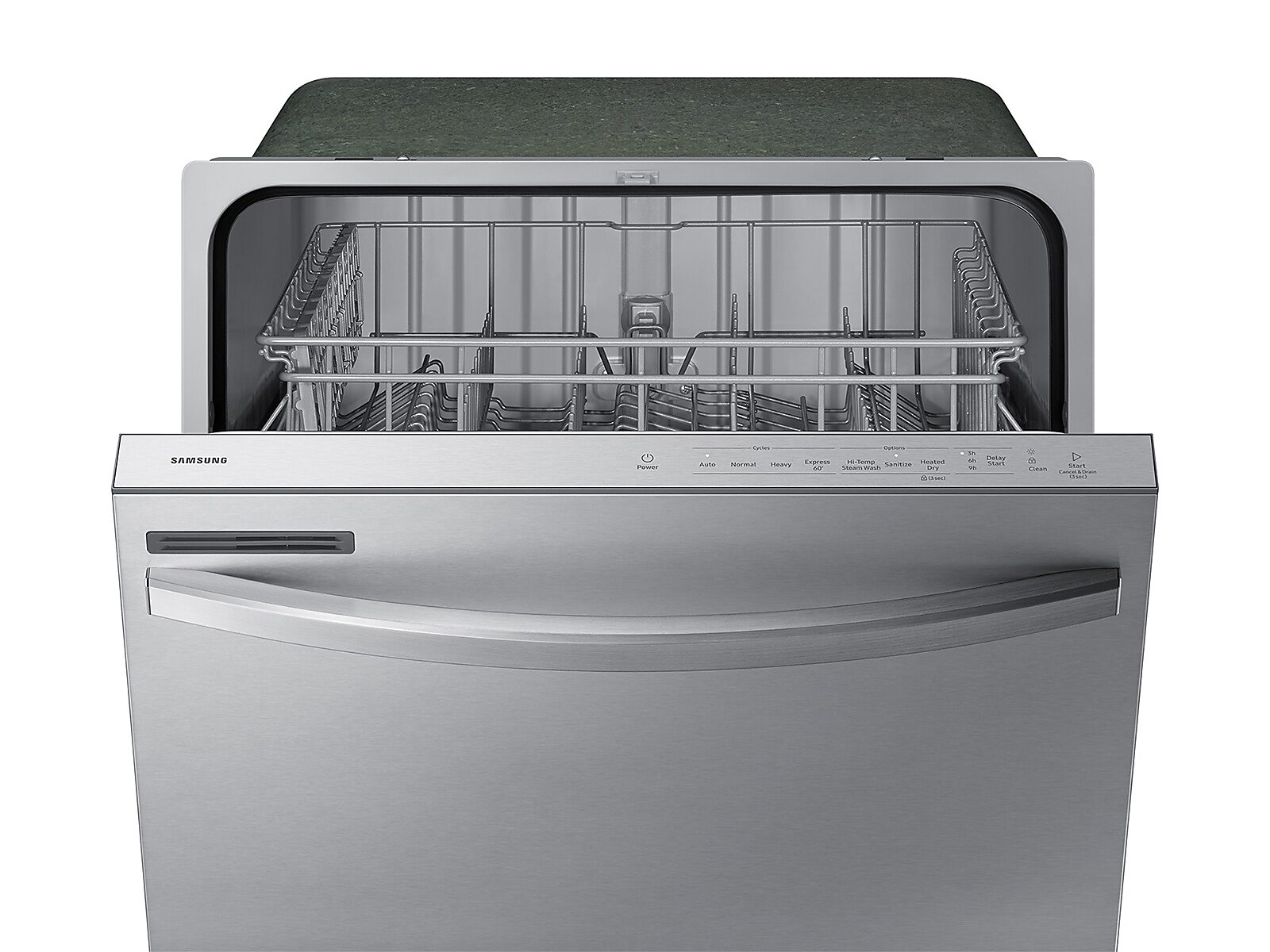 Fingerprint Resistant 53 dBA Dishwasher with Height-Adjustable Rack in Silver(DW80CG4021SRAA)
