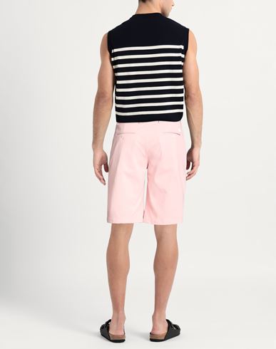 Man Shorts & Bermuda Shorts Pink Size 38 Cotton, Polyamide, Elastane