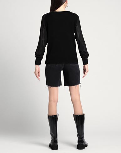 Z. o.e. Zone Of Embroidered Woman Sweater Black Size XS Viscose, Polyamide