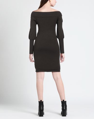 Woman Mini dress Dark brown