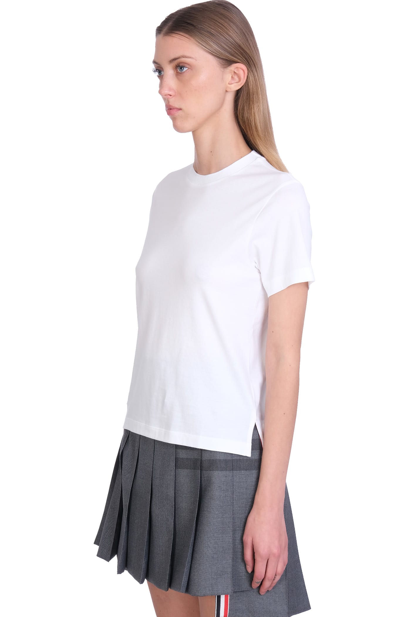 Side slits relaxed T-shirt