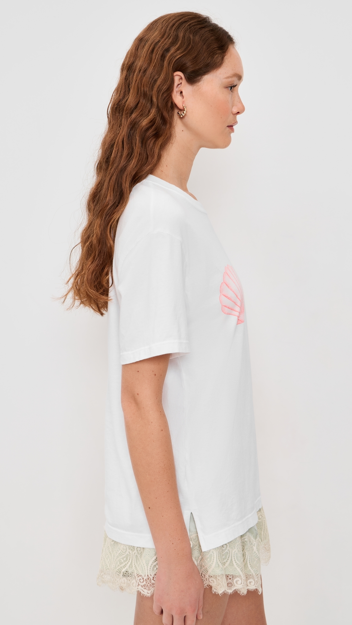 Seashells by The Seashore Tee White