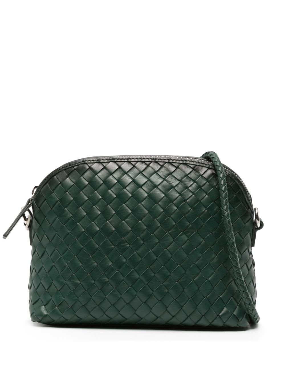 Chunky Fellini leather crossbody bag - Green