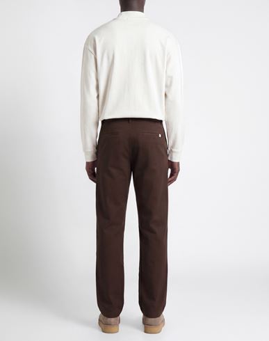 Man Pants Dark brown Size XXL Cotton, Elastane