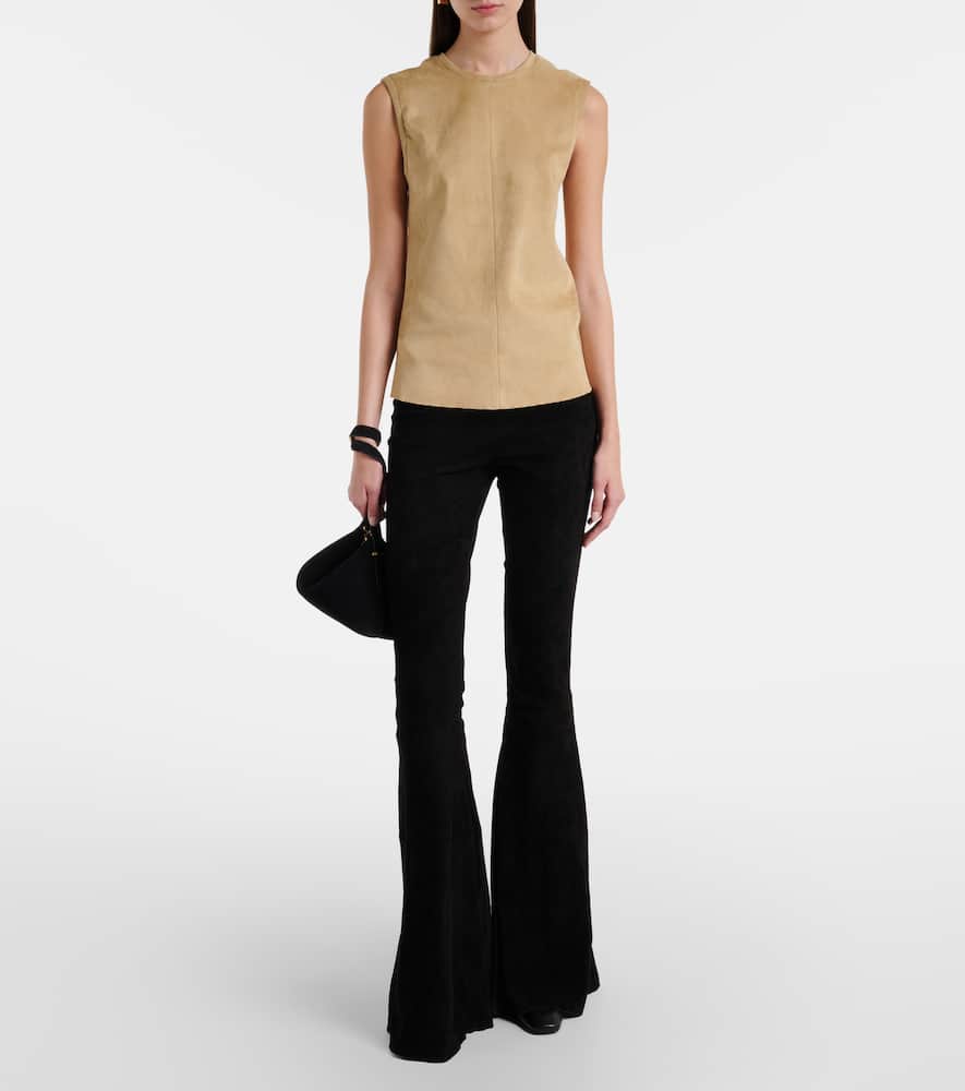 Muccia suede top