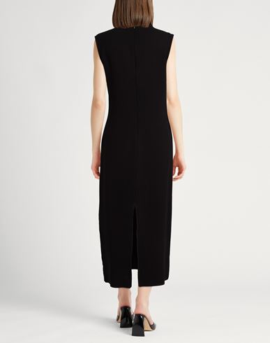 Woman Midi dress Black Size 12 Virgin Wool, Viscose