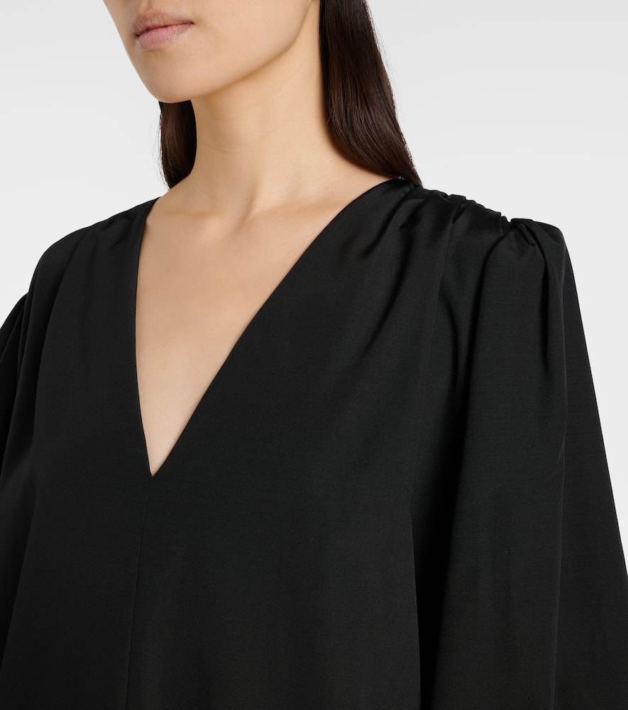Beauvoir silk and wool maxi dress