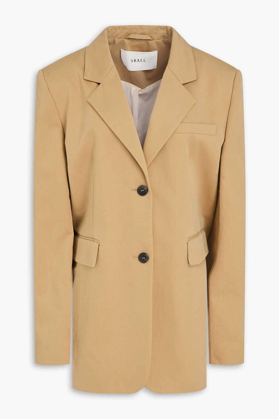 Joan cotton-twill blazer - Neutral - DE 40