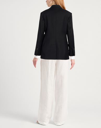 Woman Blazer Black Size 4 Virgin Wool, Elastane