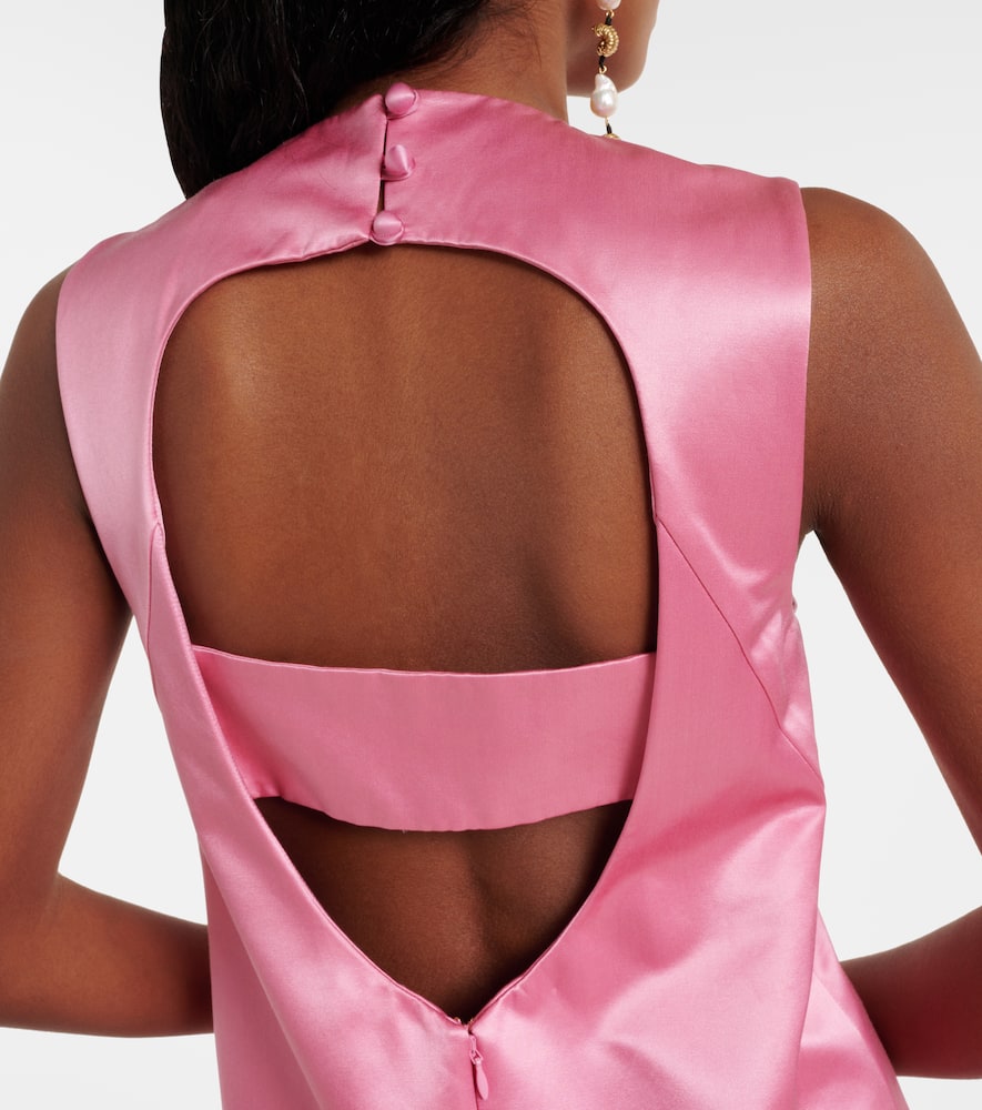 Alémais Neptuna embellished satin minidress