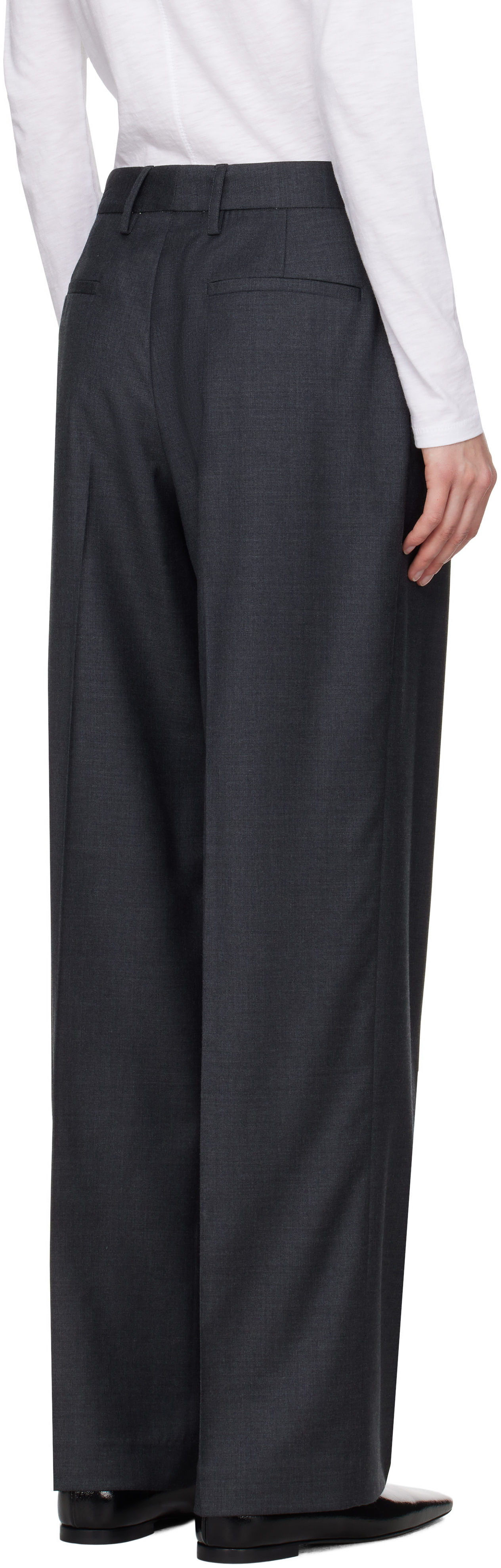 CO Gray Drop Waist Trousers