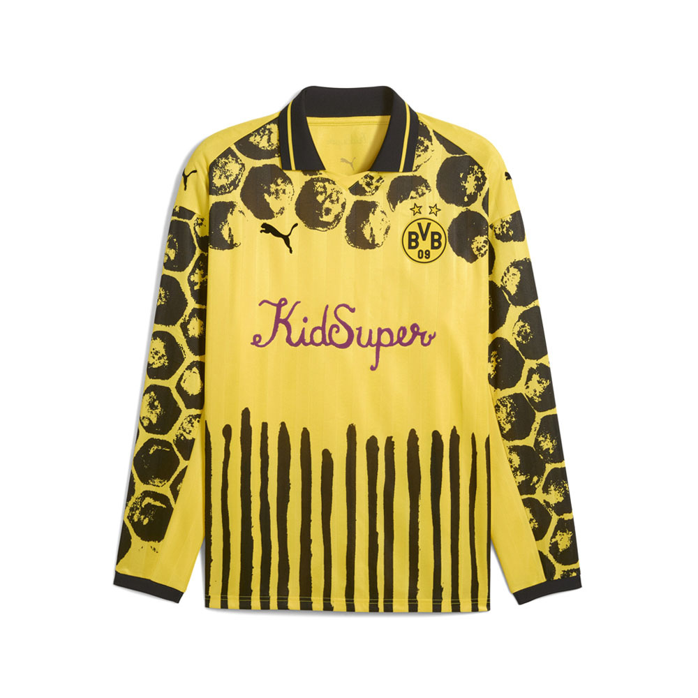 Kidsuper x Dortmund Collared Long Sleeve Soccer Jersey