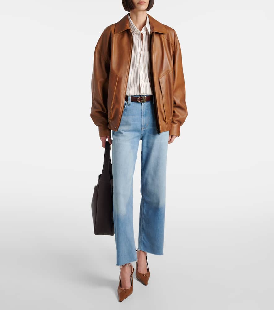 Palma high-rise straight jeans