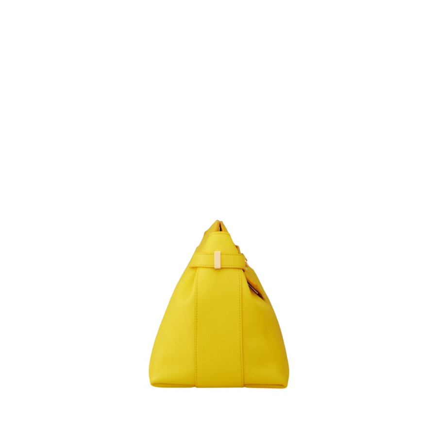 Hug Gancini-Buckled Calfskin Shoulder Bag