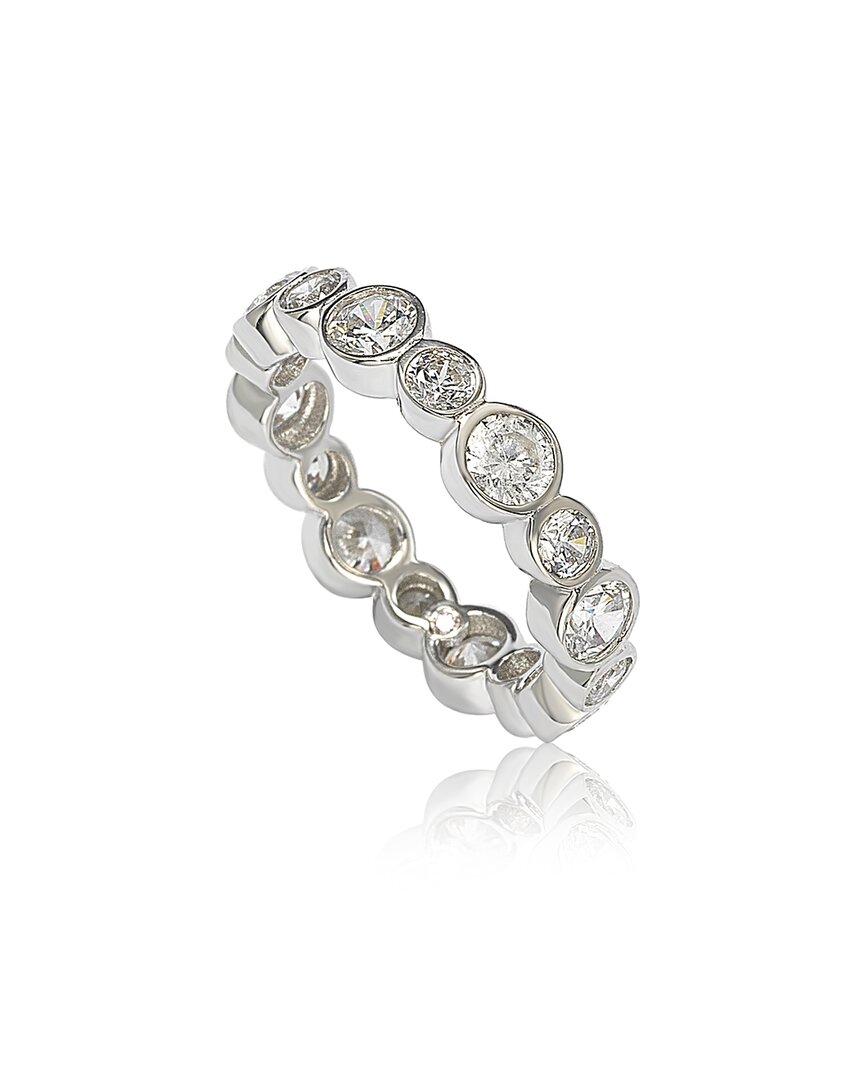 Silver Cz Eternity Ring