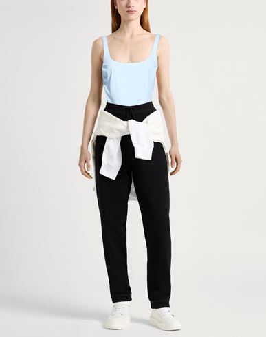 Woman Tank top Sky blue Size S Polyamide, Elastane
