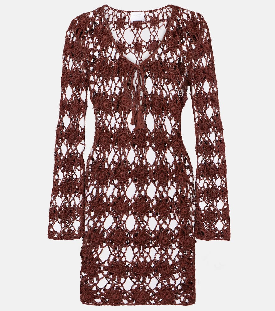 Crochet cotton minidress