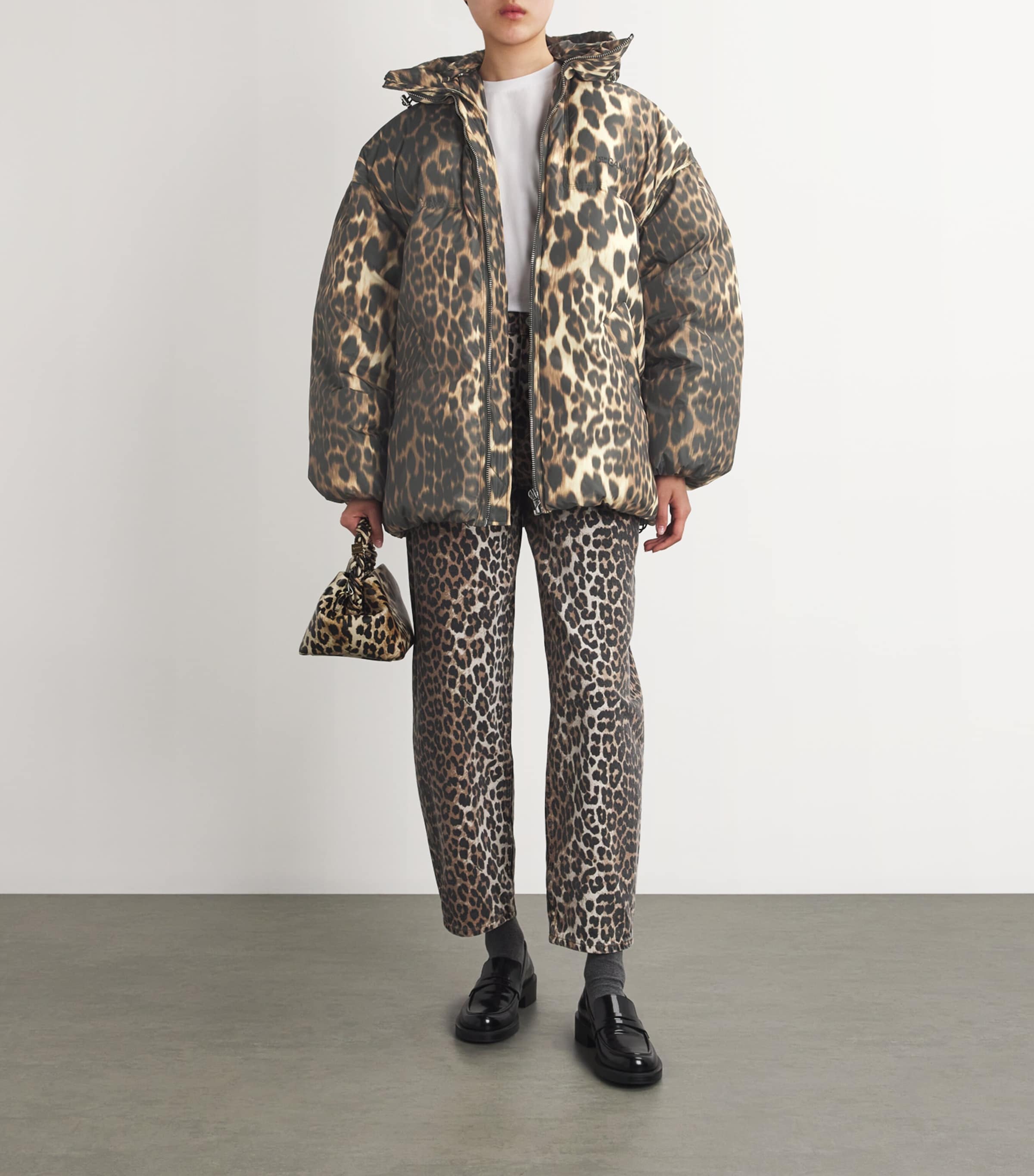 Leopard Puffer Jacket