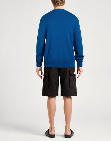 Man Sweater Blue Size XS Cotton, Acrylic, Virgin Wool