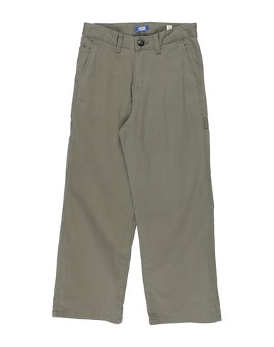 Kid Boy Pants Military green Size 10 Cotton, Polyamide, Elastane