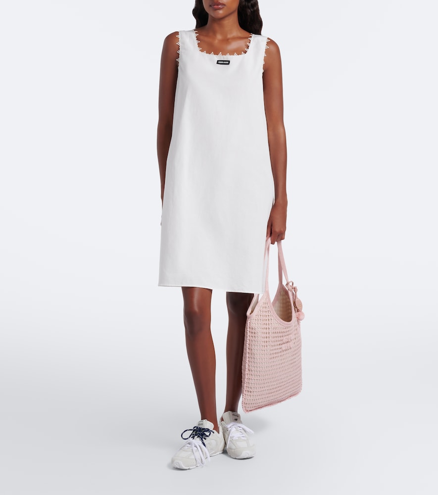 Ivy crochet raffia tote bag