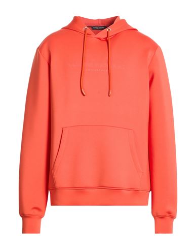 Man Sweatshirt Tomato red Size XL Polyester
