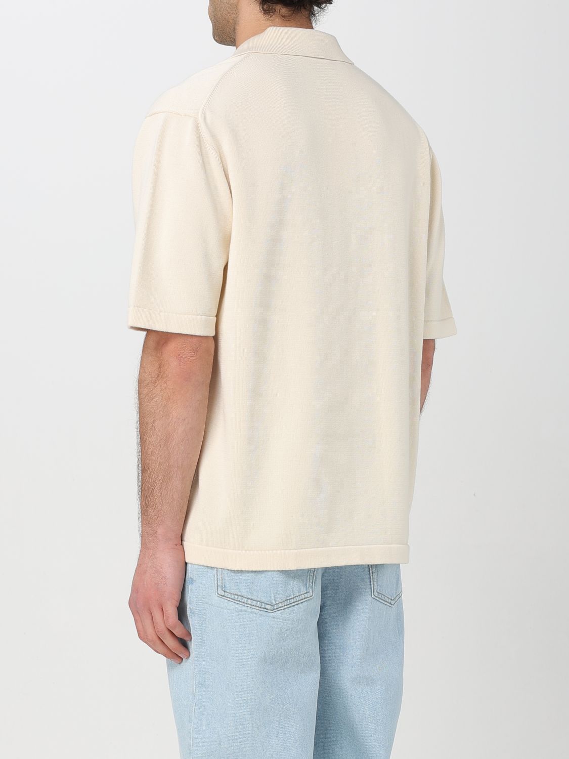 Polo Shirt MAISON KITSUNÉ Men color Beige