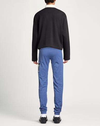 Man Pants Azure Size S Cotton, Elastane