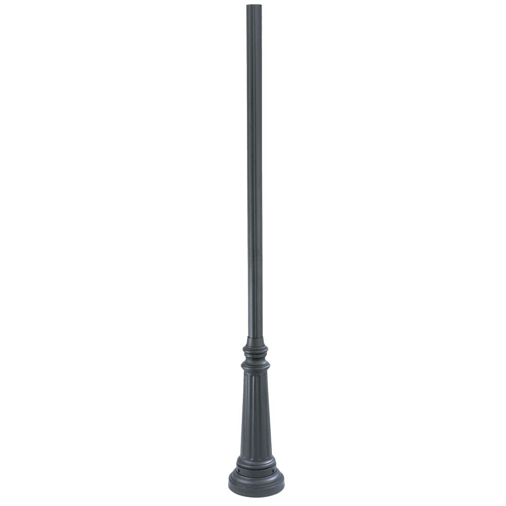Matte Black Surface Mount Post from the Surface Mounted Posts Collection