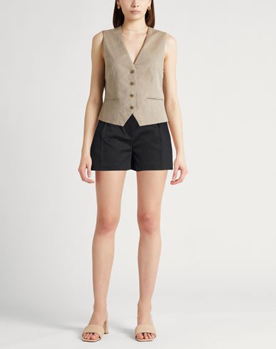 Woman Shorts & Bermuda Shorts Black Size 6 Cotton, Elastane
