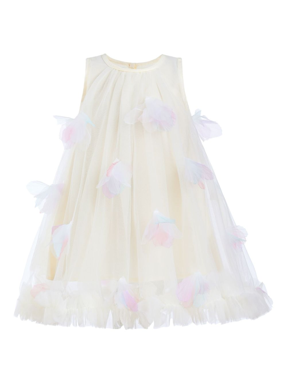 Blooming layered tulle dress - Pink