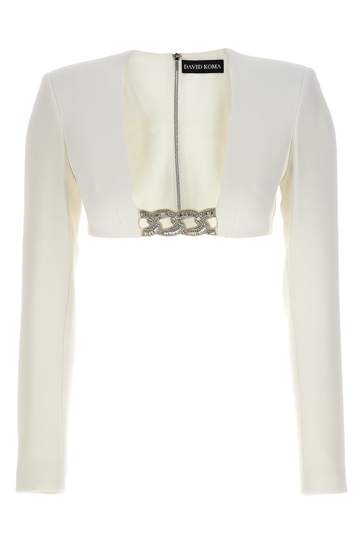 Top '3D Crystsal Chain And Square Neck'