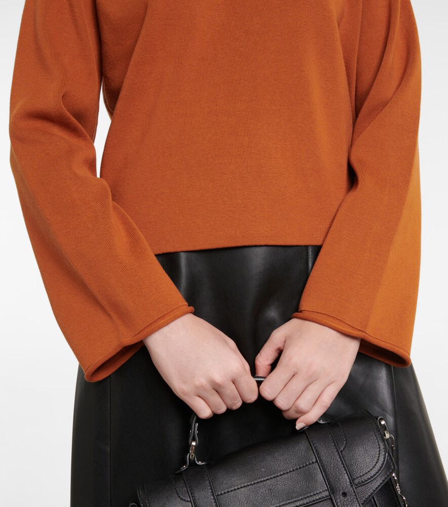 Silk and cotton sweater
