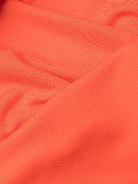Off-shoulder knee-length dress