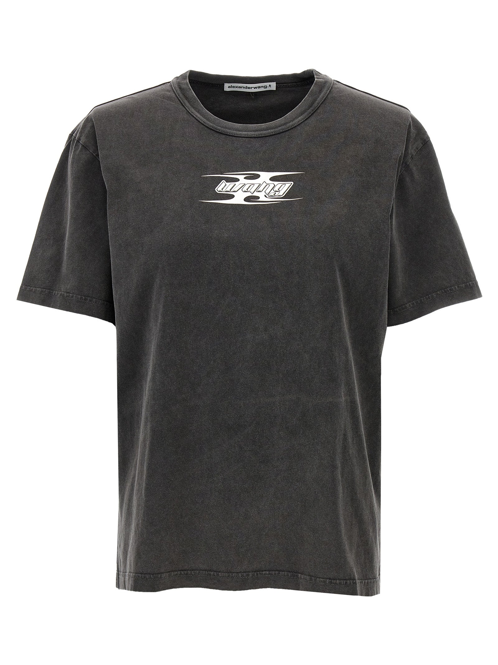 Logo-Embossed Cotton T-Shirt — Gray