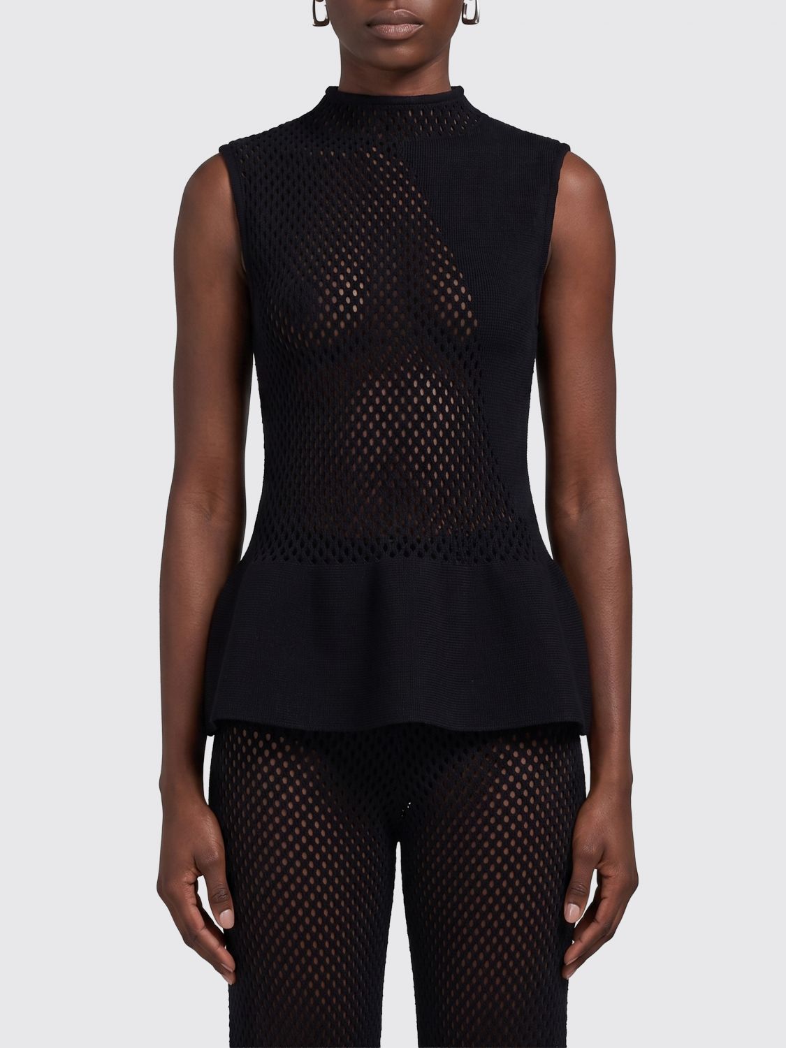 ALAÏA Top Woman color Black