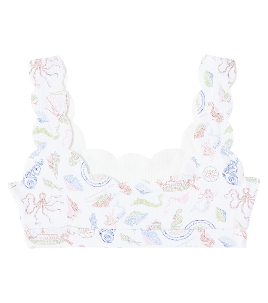 Bumby Palm Springs scalloped bikini top