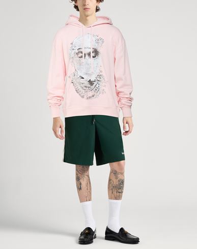Man Sweatshirt Light pink Size L Cotton