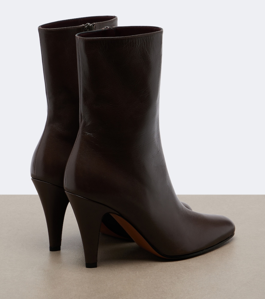 Ornella leather ankle boots