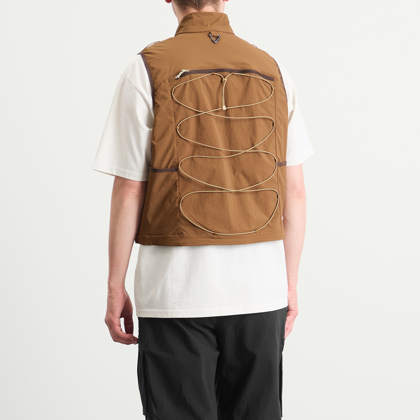 Men's ACG Death Bloom Vest in Mosswood Brown/Baroque Brown/Parachute Beige