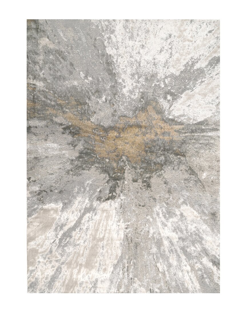 Contemporary Abstract Silver Cyn Rug