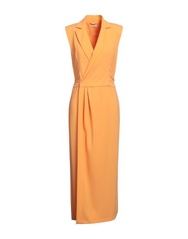Patrizia Pepe Woman Maxi dress Mandarin Size 8 Polyester, Elastane