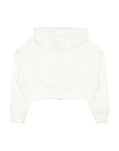 Kid Girl Sweatshirt White Size 16 Cotton, Elastane